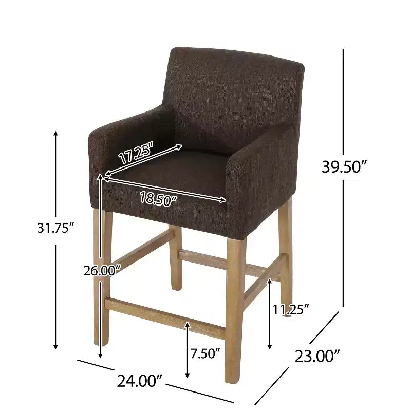 Tabourets de comptoir en bois contemporains