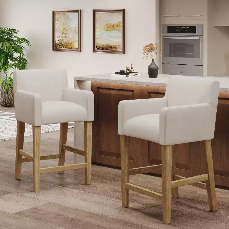 Tabourets de comptoir en bois contemporains