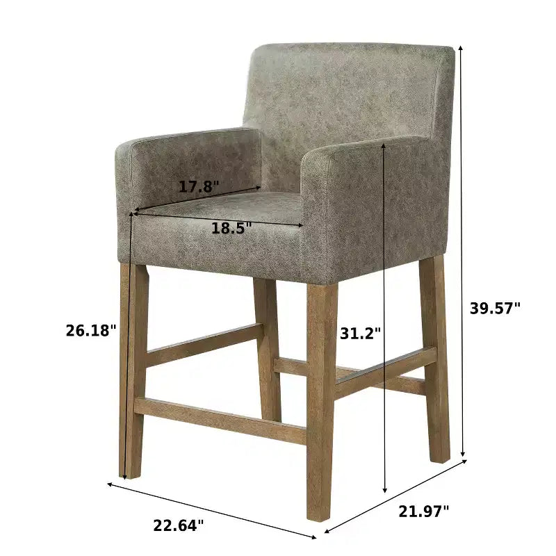 Tabourets de comptoir en bois contemporains