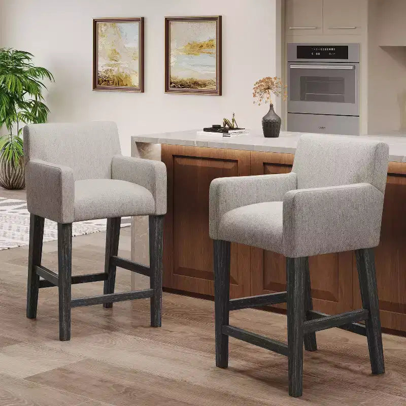 Tabourets de comptoir en bois contemporains
