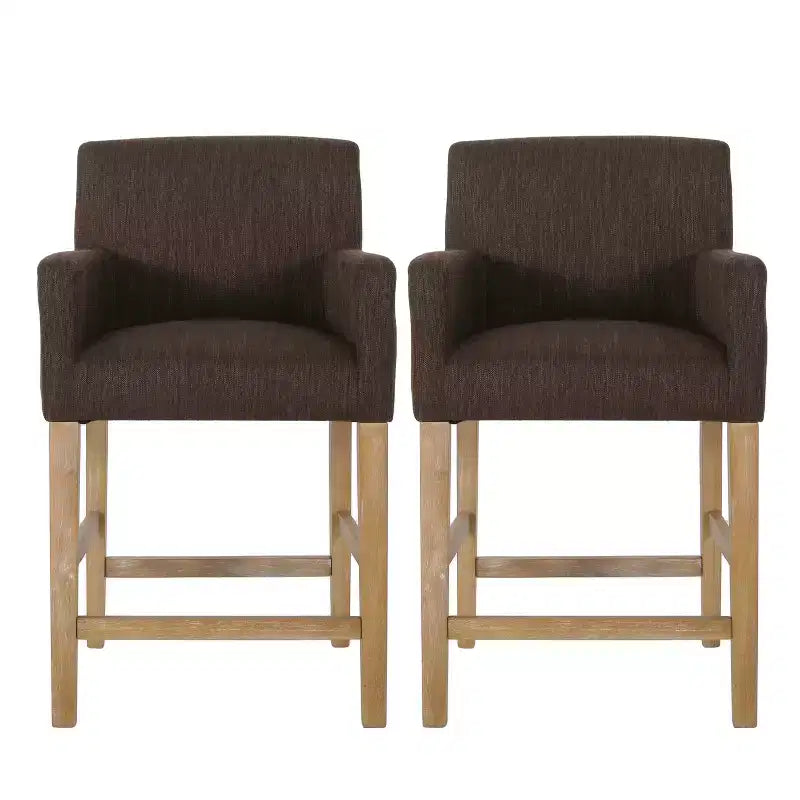 Tabourets de comptoir en bois contemporains