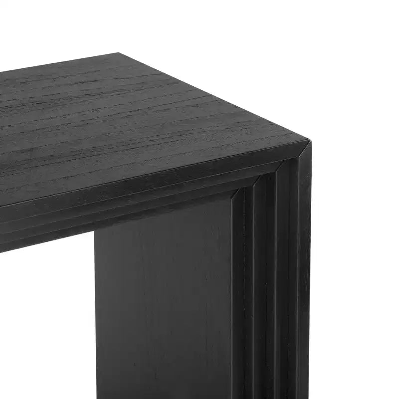 Console moderne en bois massif