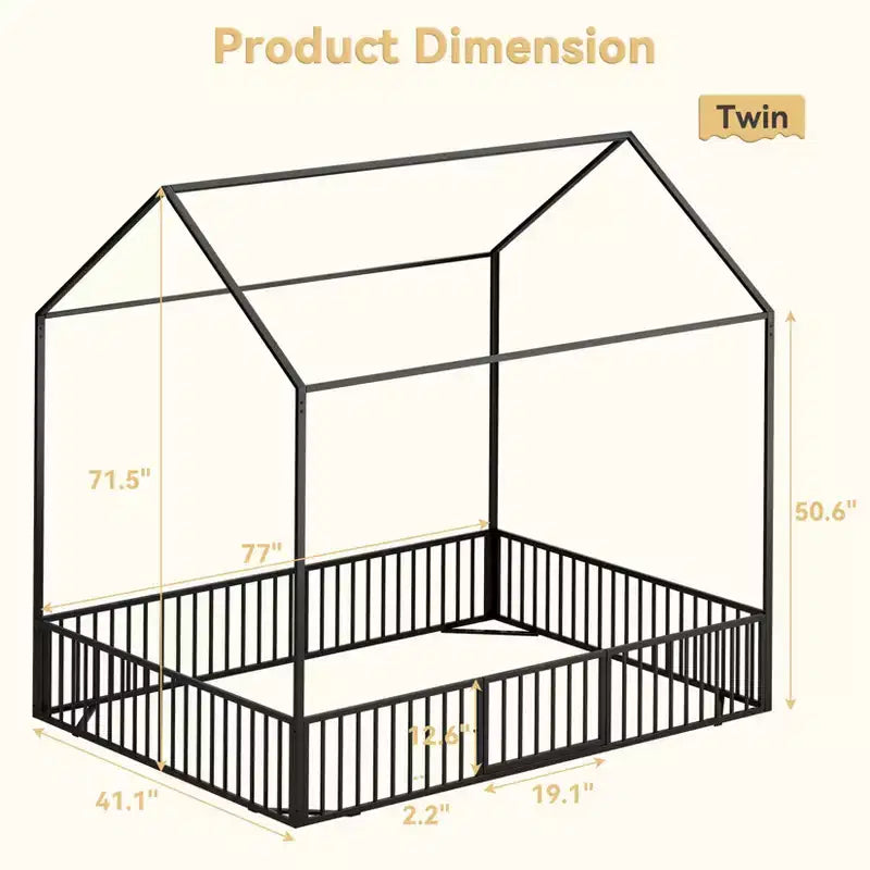 Lit cabane pour enfants
