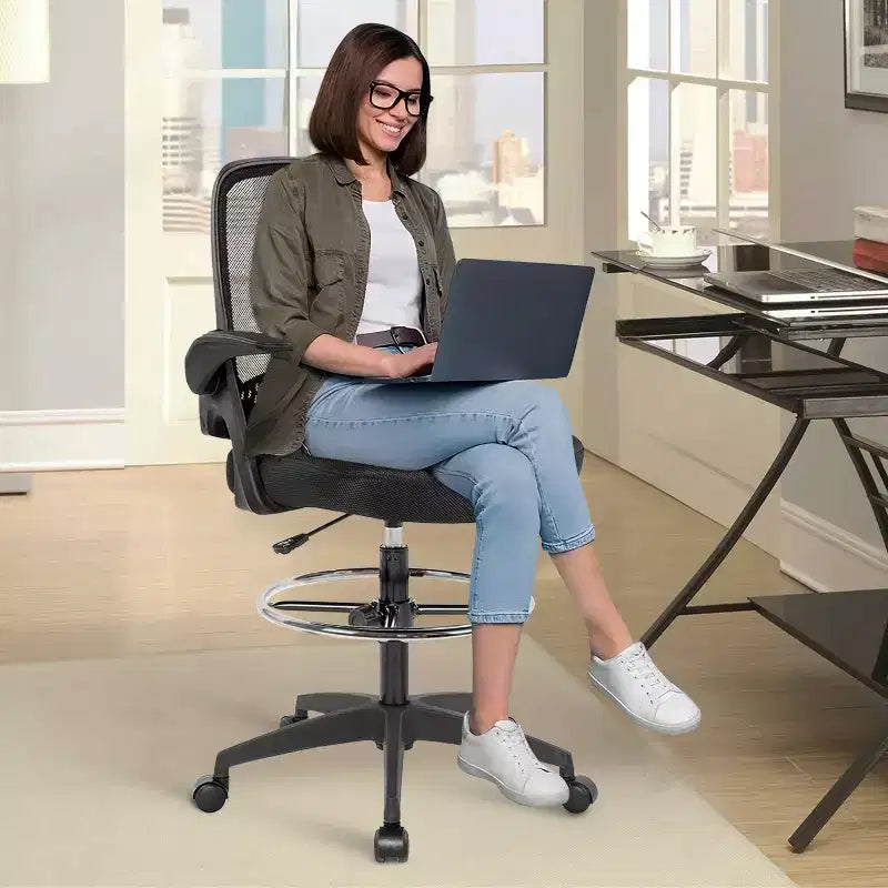 Chaise de bureau haute