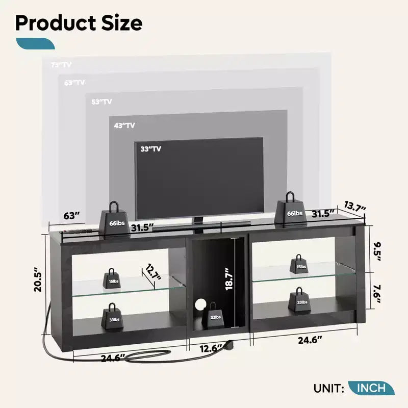 Meuble TV LED