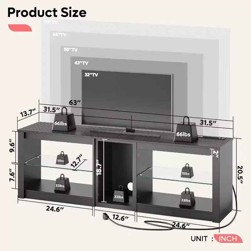 Meuble TV LED