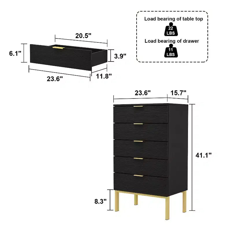 Commode à tiroirs