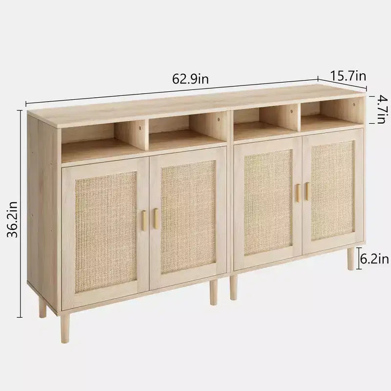Bahuts-buffets en rotin