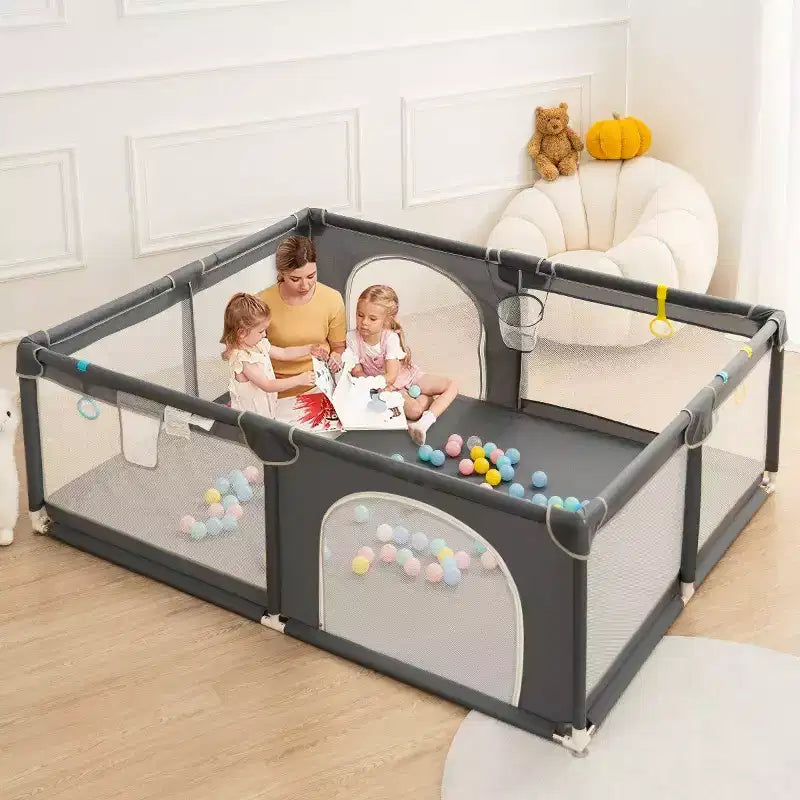 Parc pour bébés à 4 panneaux