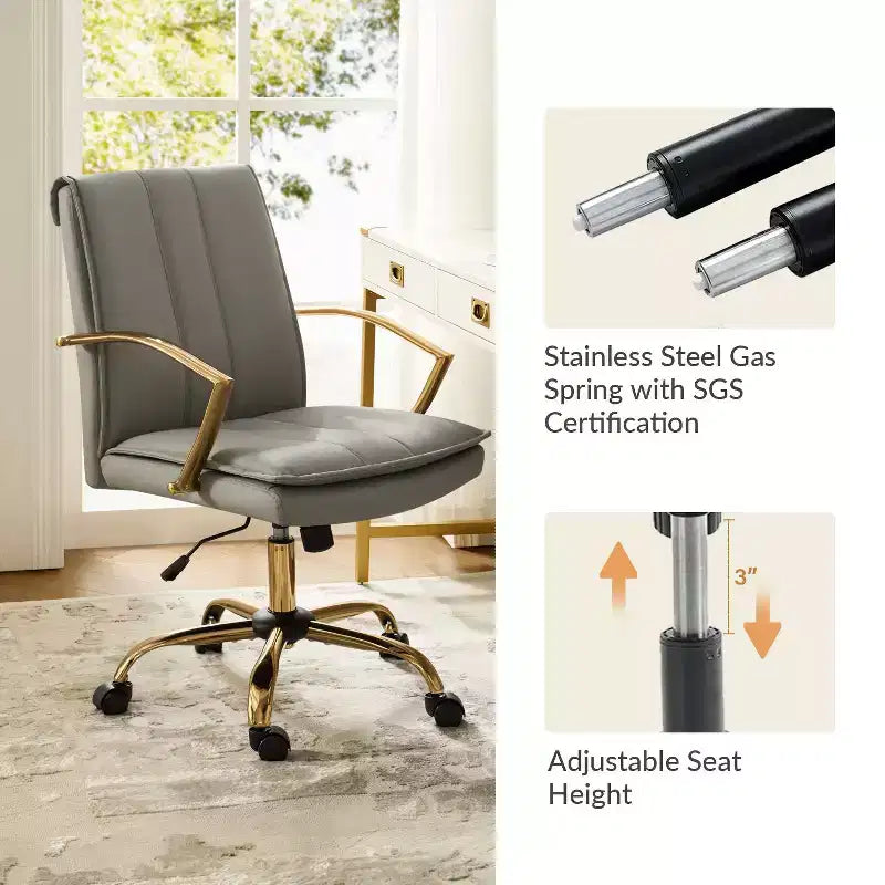 Chaise de bureau réglable en hauteur
