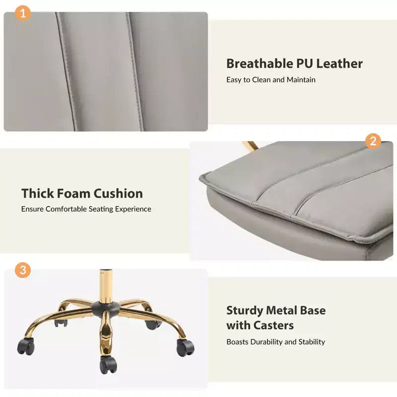 Chaise de bureau réglable en hauteur