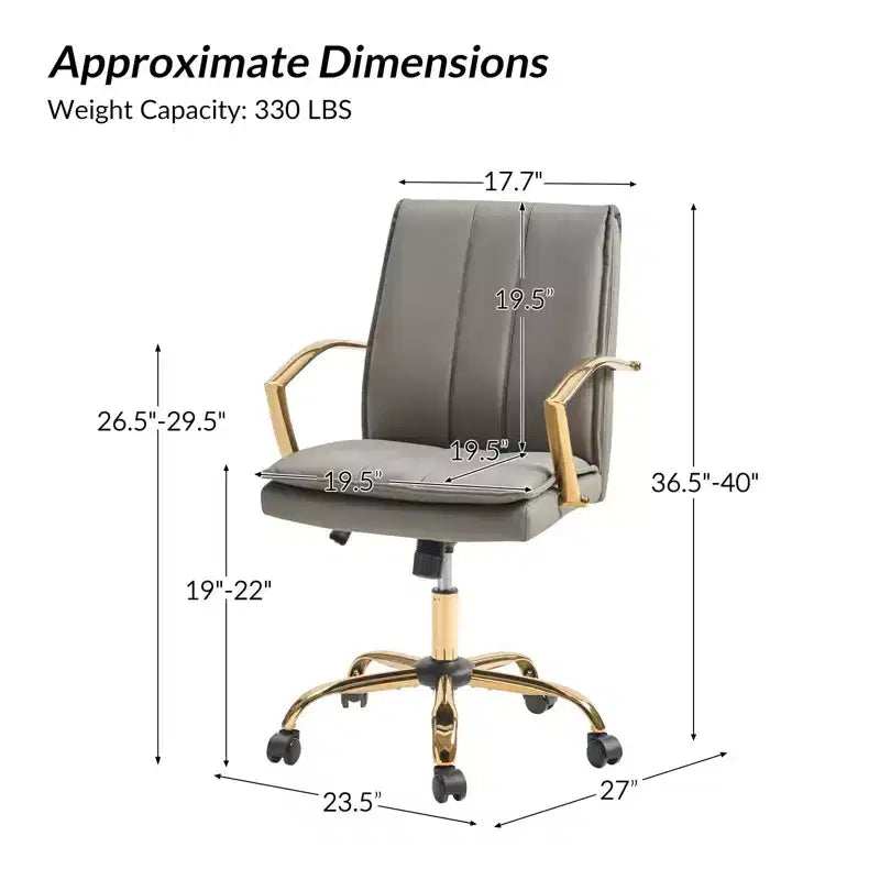 Chaise de bureau réglable en hauteur