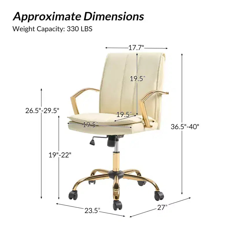 Chaise de bureau réglable en hauteur