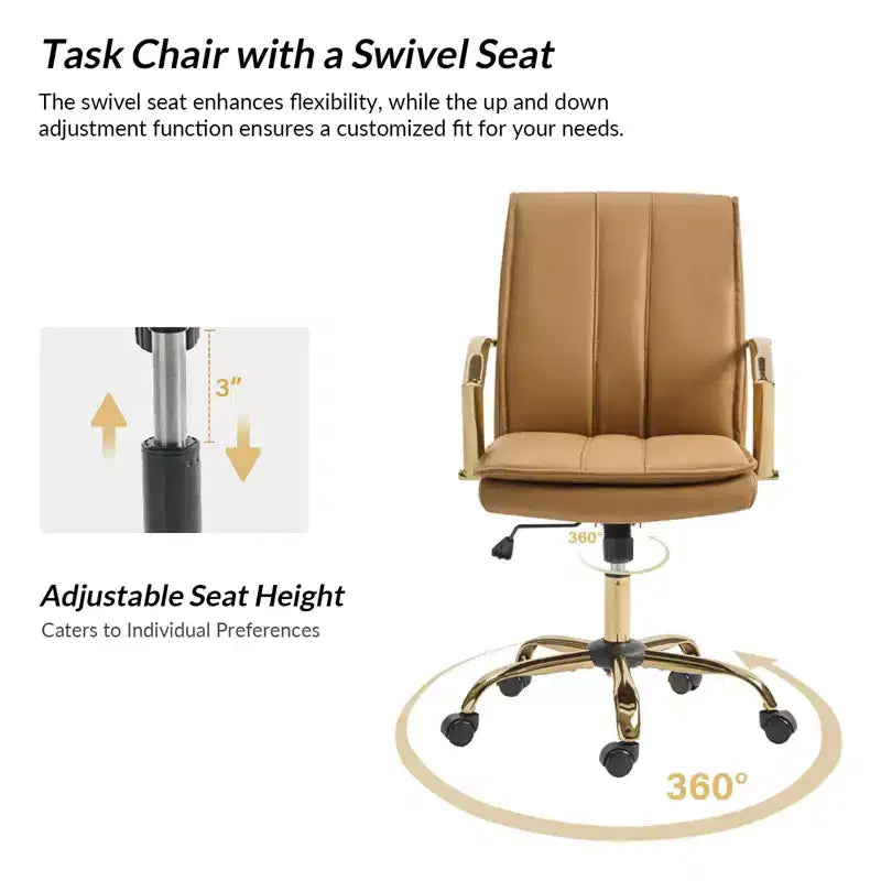 Chaise de bureau réglable en hauteur