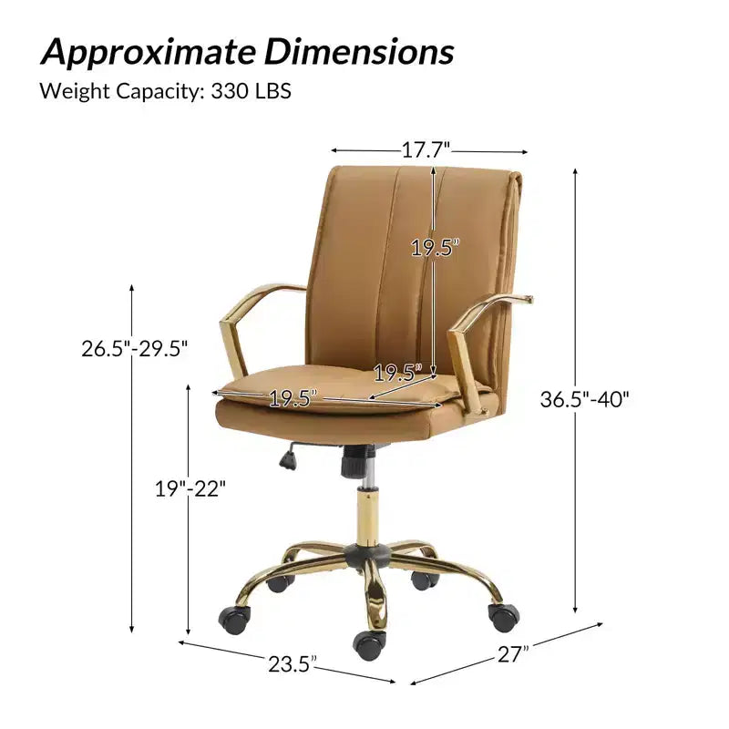 Chaise de bureau réglable en hauteur