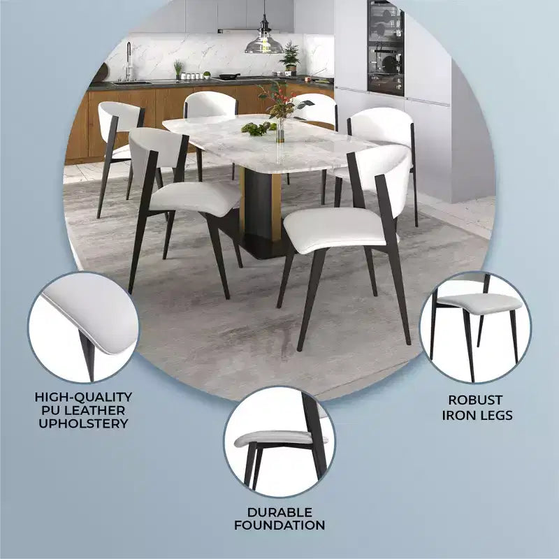 Chaises de salle à manger rembourrées