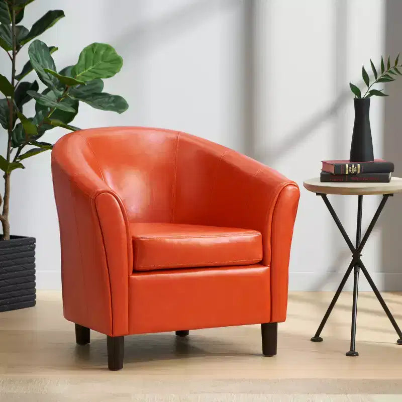 Fauteuil crapaud transitionnel rembourré