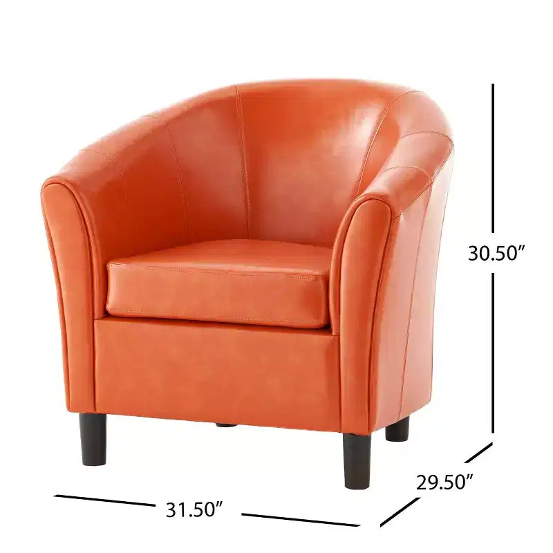 Fauteuil crapaud transitionnel rembourré