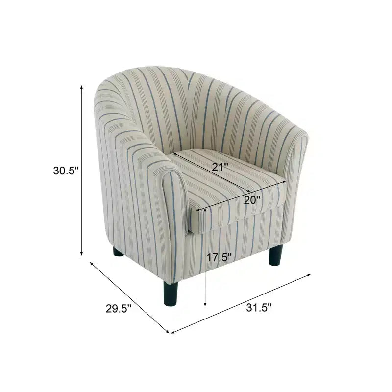 Fauteuil crapaud transitionnel rembourré