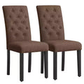 Chaise de salle à manger capitonnée