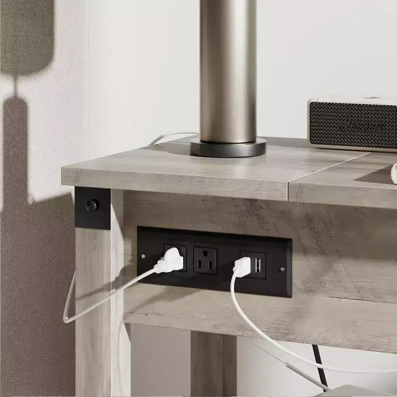 Table d'appoint avec station de recharge