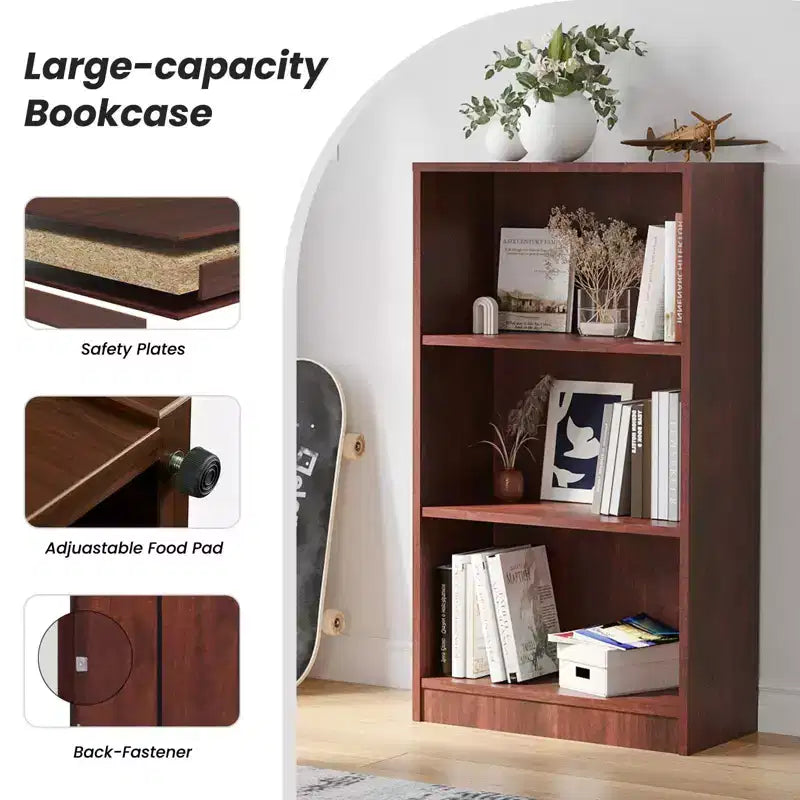 Étagère à livres en bois