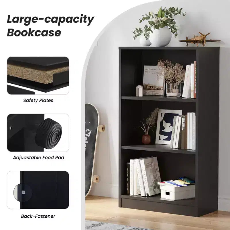 Étagère à livres en bois