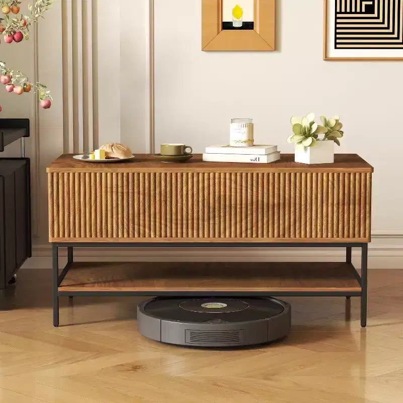 Table basse relevable rectangulaire