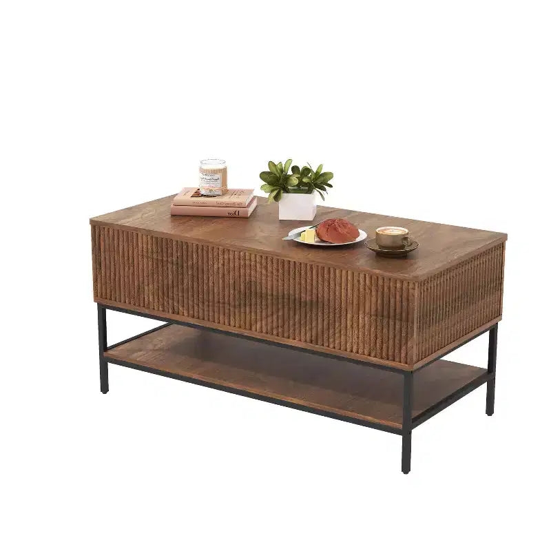 Table basse relevable rectangulaire
