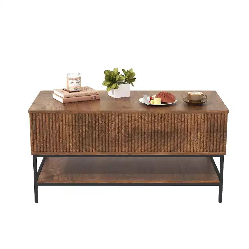 Table basse relevable rectangulaire
