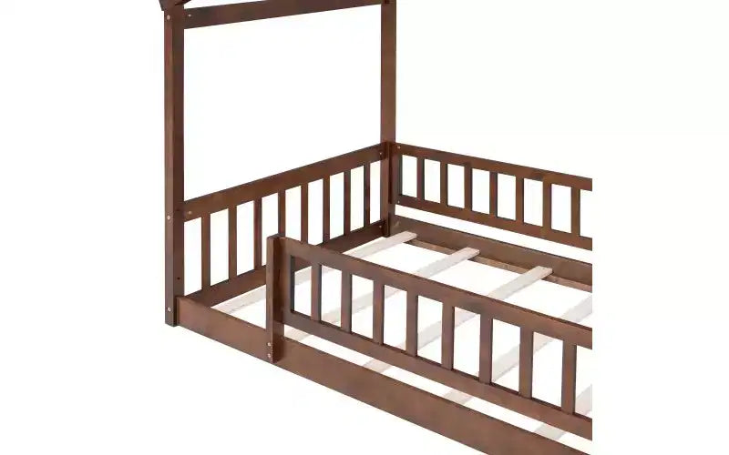 Lit de jeu et de couchage moderne pour enfant, taille double
