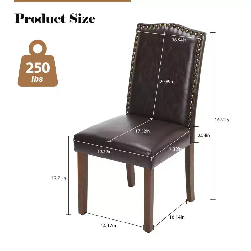 Chaises de salle à manger modernes sans accoudoirs