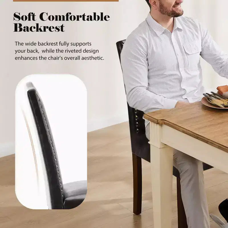 Chaises de salle à manger modernes sans accoudoirs