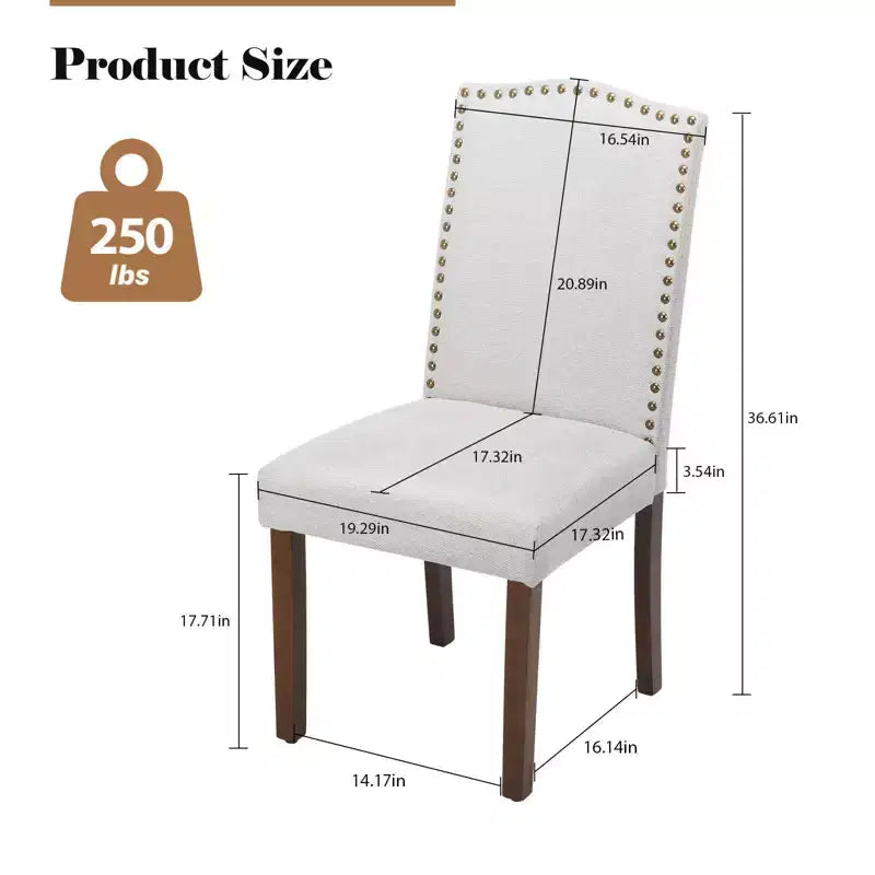 Chaises de salle à manger modernes sans accoudoirs