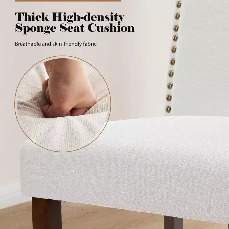 Chaises de salle à manger modernes sans accoudoirs