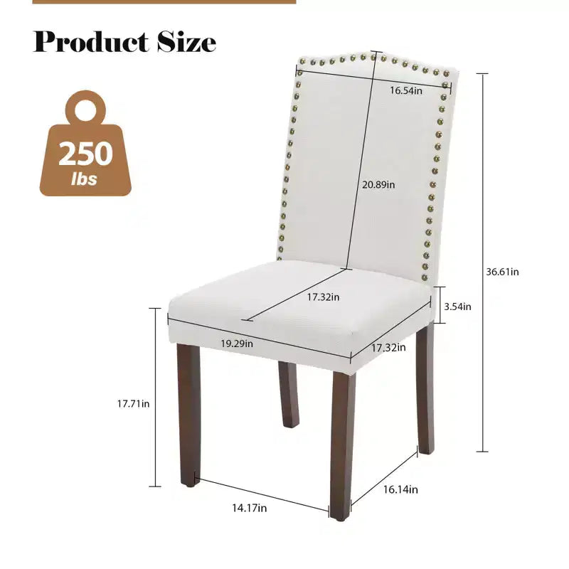 Chaises de salle à manger modernes sans accoudoirs