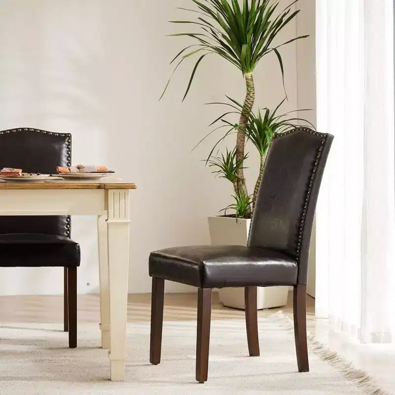 Chaises de salle à manger modernes sans accoudoirs