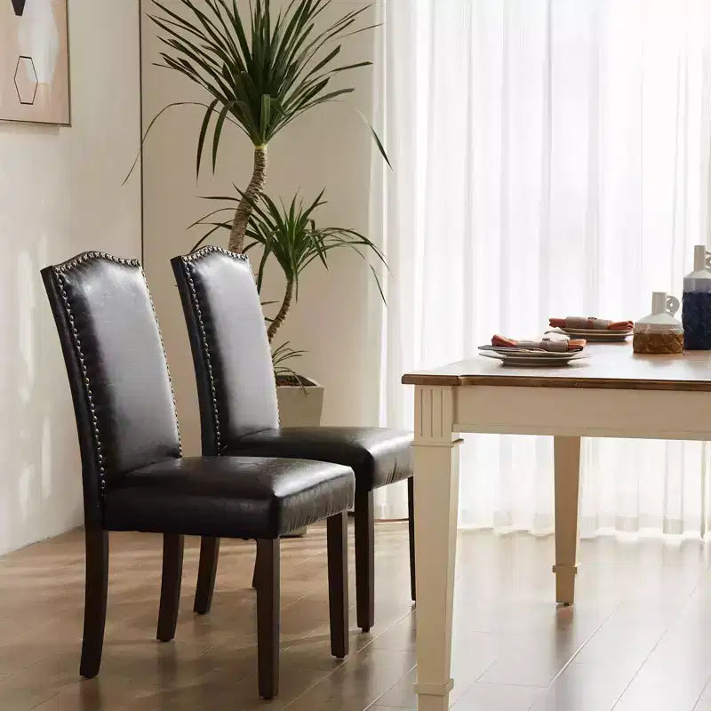 Chaises de salle à manger modernes sans accoudoirs
