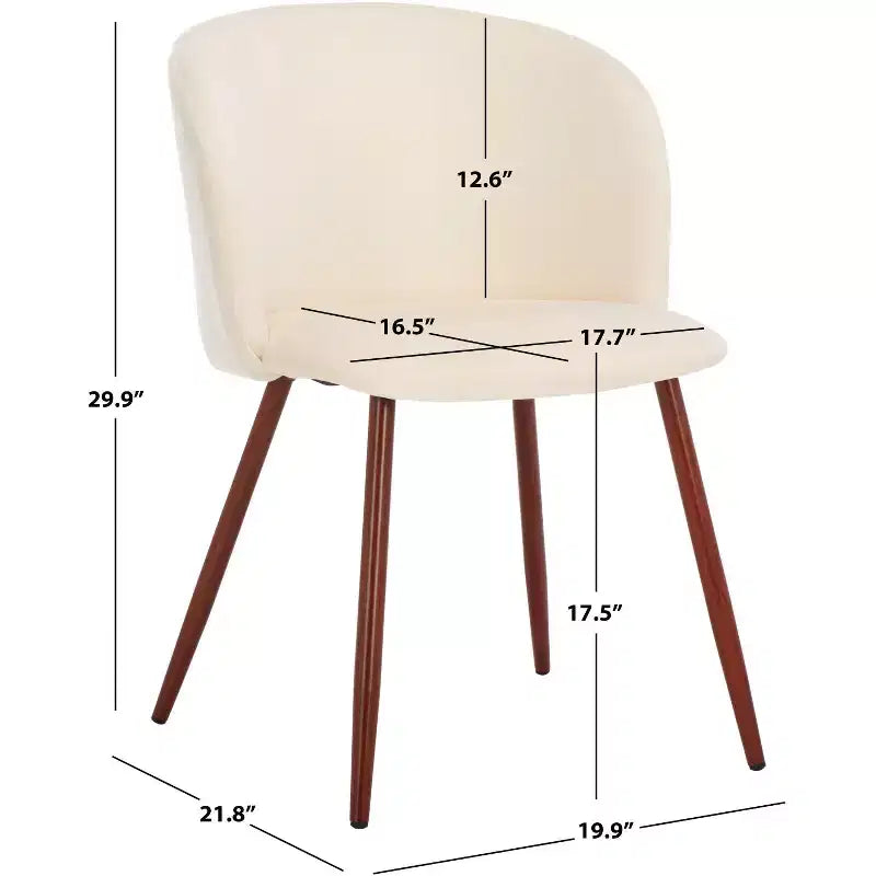 Chaise de salle à manger capitonnée