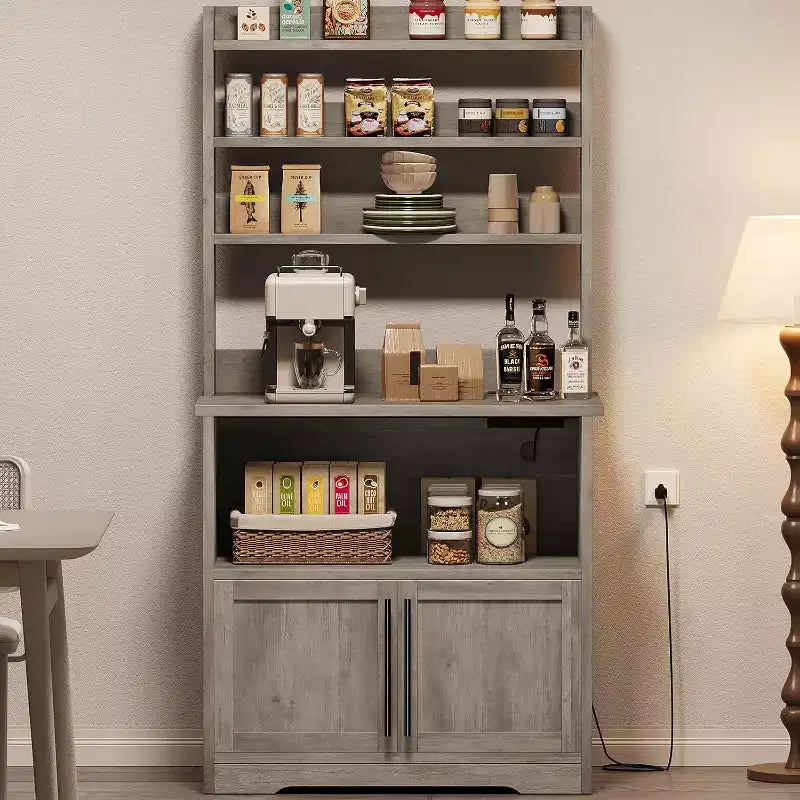 Étagère de boulanger avec armoire de rangement