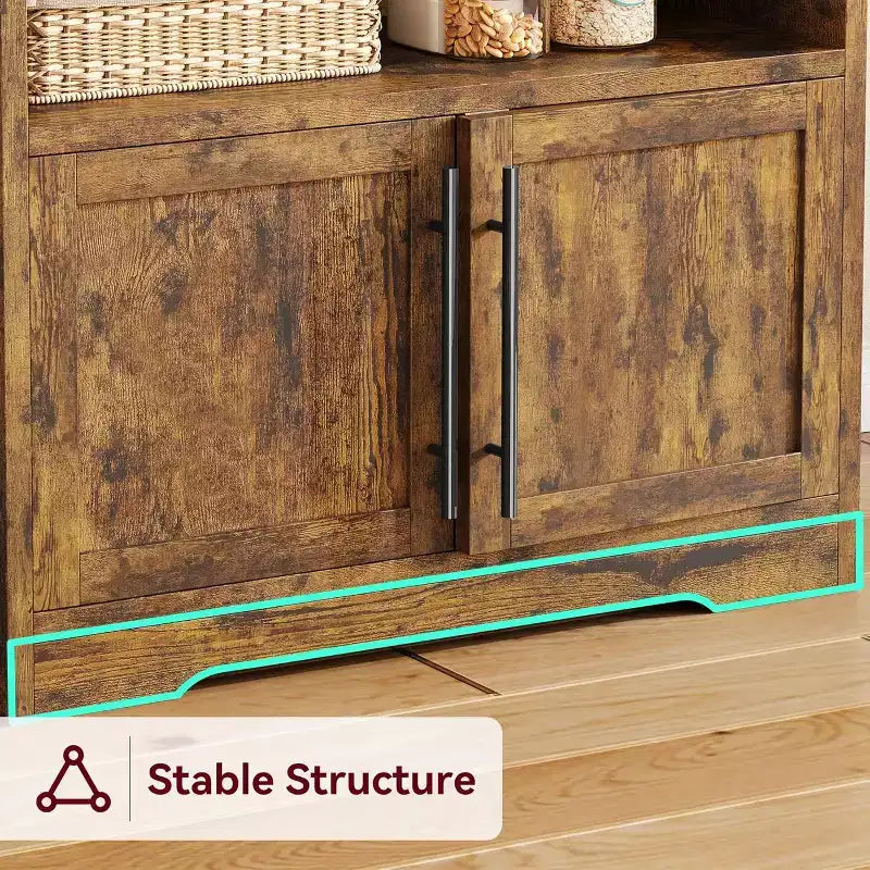 Étagère de boulanger avec armoire de rangement