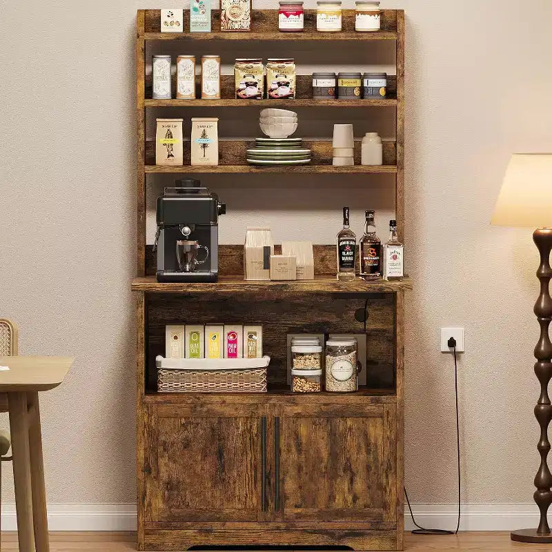 Étagère de boulanger avec armoire de rangement
