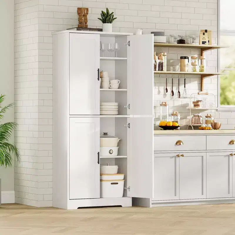 Armoire haute de rangement autoportante