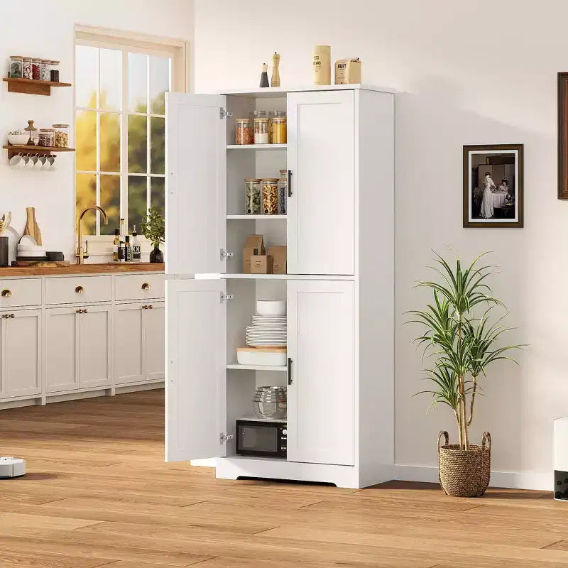 Armoire haute de rangement autoportante