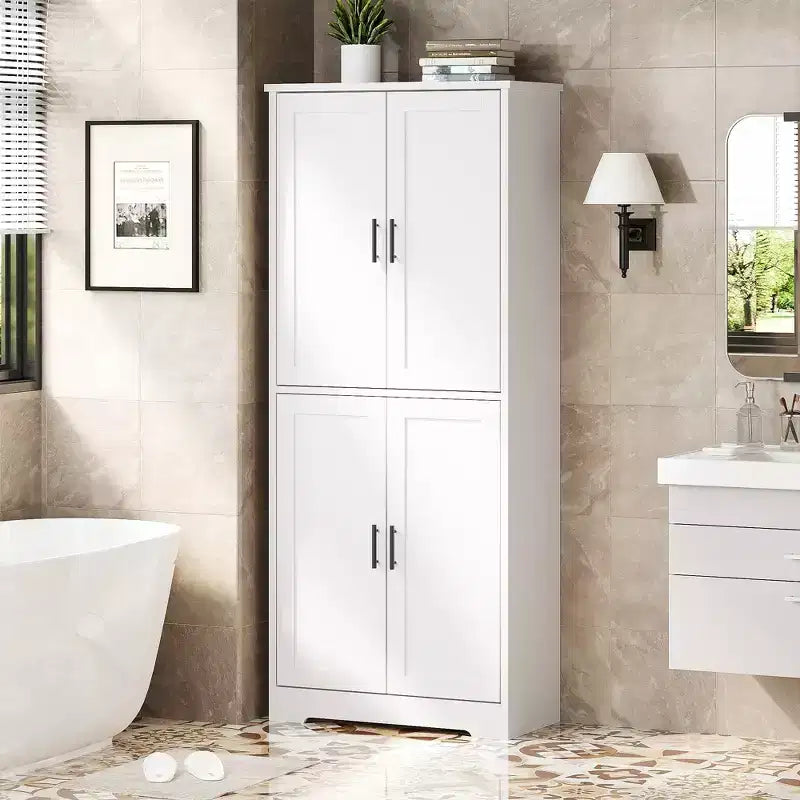 Armoire haute de rangement autoportante