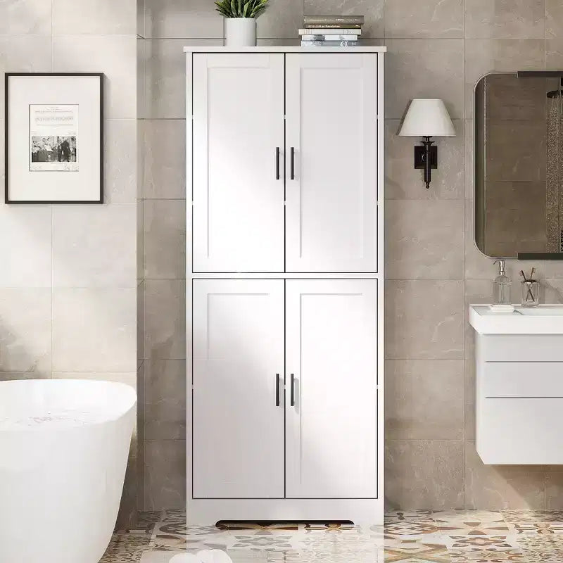 Armoire haute de rangement autoportante