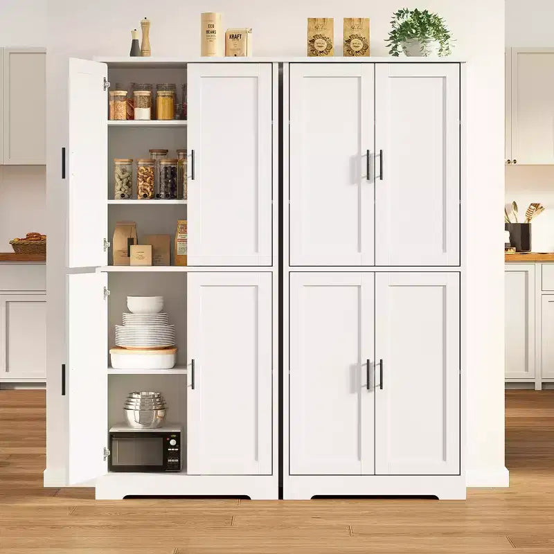 Armoire haute de rangement autoportante