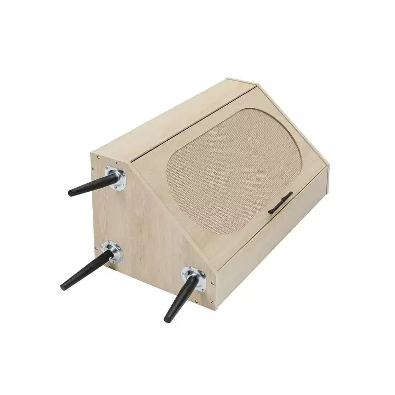 Meuble d'angle en rotin naturel