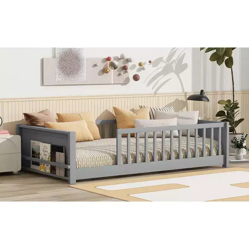 Lit plateforme double