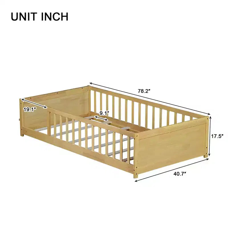 Lit plateforme double